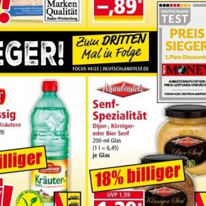 Senf bei Norma