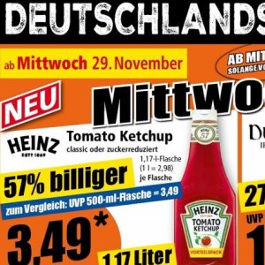Ketchup bei Norma