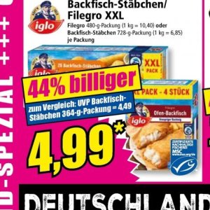 Backfisch bei Norma
