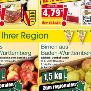 Birnen bei Norma