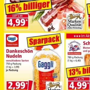 Nudeln bei Norma