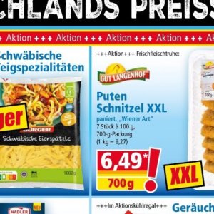 Schnitzel bei Norma