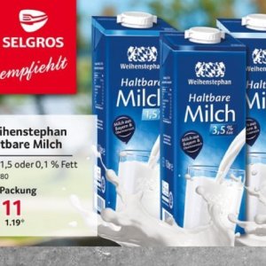 Milch bei Selgros