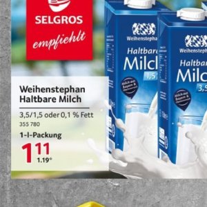 Milch bei Selgros