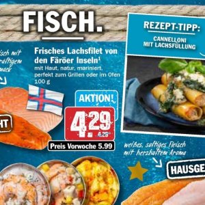 Lachsfilet bei Hit