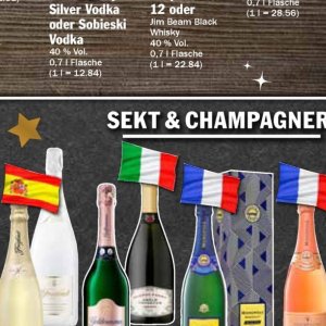 Sekt bei Hit