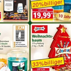 Weihnachtsbaum bei Norma