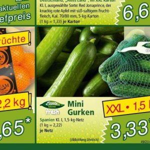 Gurken bei Norma