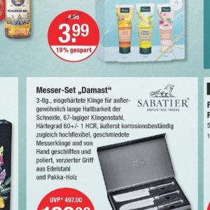 Damast bei V-Markt