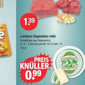 Ziegenkäse bei V-Markt