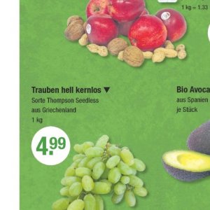 Trauben bei V-Markt