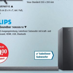 Subwoofer bei V-Markt