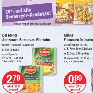 Pfirsiche bei V-Markt