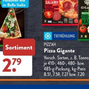 Pizza bei Aldi SÜD