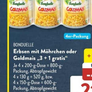 Erbsen bei Aldi SÜD
