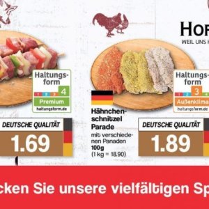 Schnitzel bei Famila Nord West