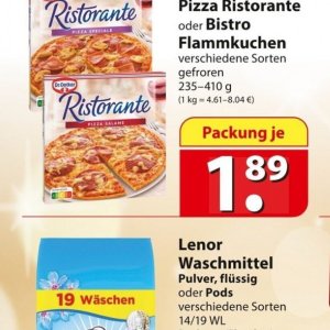 Pizza bei Famila Nord Ost