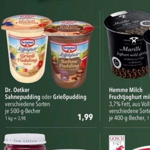Pudding bei Citti Markt