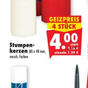 Kerzen bei Mäc-Geiz