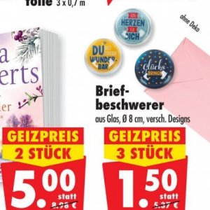 Glas bei Mäc-Geiz