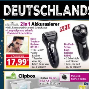 Rasierer bei Norma