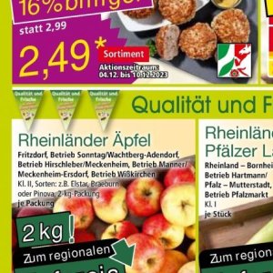 Äpfel bei Norma