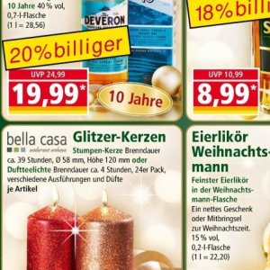 Kerzen bei Norma