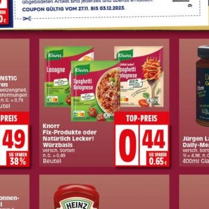 Spaghetti bei Elli Markt