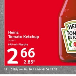Ketchup bei Selgros