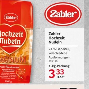 Nudeln bei Selgros