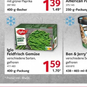 Bohnen bei Selgros