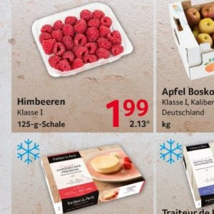 Himbeeren bei Selgros