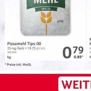 Mehl bei Selgros