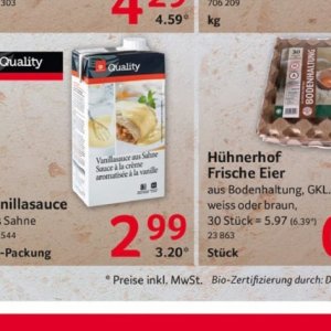 Sahne bei Selgros