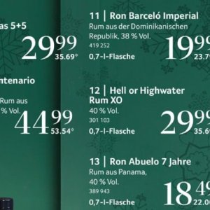 Rum bei Selgros