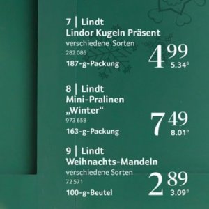Pralinen bei Selgros