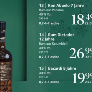 Rum bei Selgros