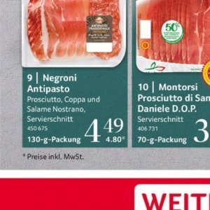 Prosciutto bei Selgros