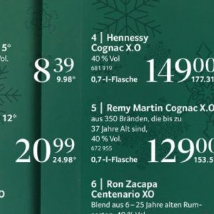 Cognac bei Selgros