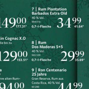 Rum bei Selgros