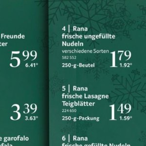 Nudeln bei Selgros