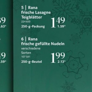 Nudeln bei Selgros
