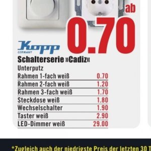 Rahmen bei B1 Discount