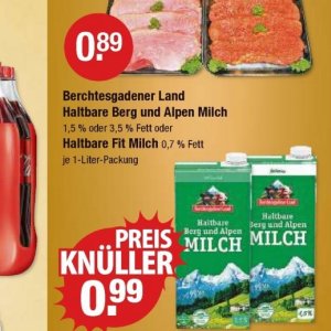 Milch bei V-Markt