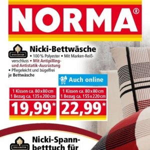 Bettwäsche bei Norma