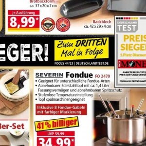 Fondue bei Norma