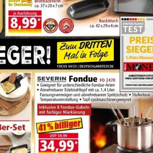 Fondue bei Norma