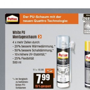 Montageschaum bei V-Baumarkt