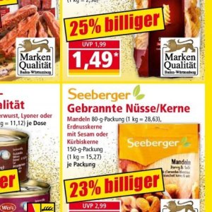 Nüsse bei Norma