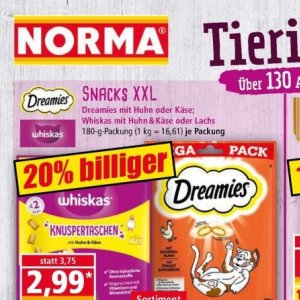 Snacks bei Norma